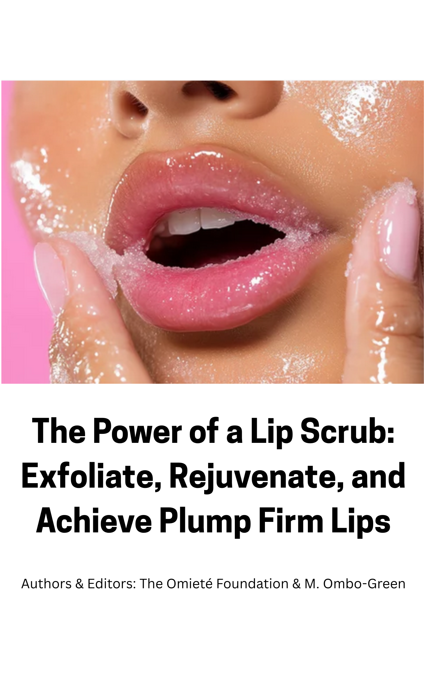 Omieté Beauty HylaLip Scrub - $5
