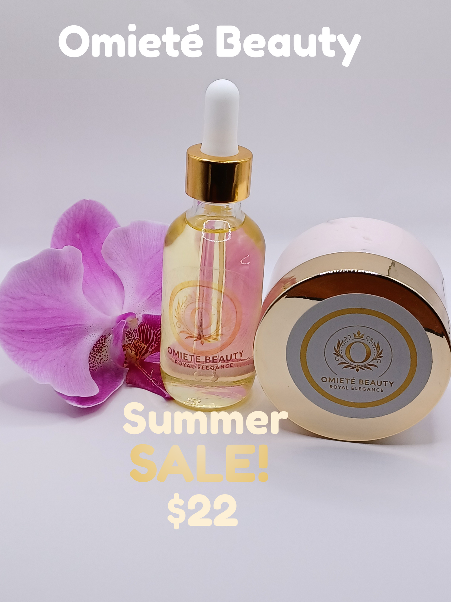 Summer Sale $22 - Omieté Beauty HylaShea & Omieté Beauty Body Firming Oil